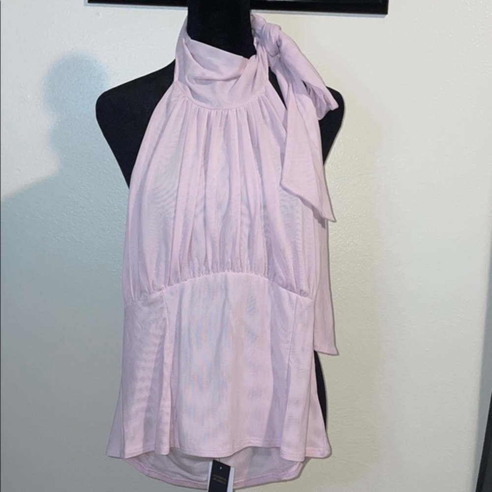 AFRM Light Pink Halter Top